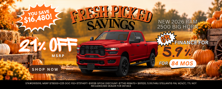 21%OFF MSRP-YOU SA VE $16480 OR 5.9 FOR 84MO