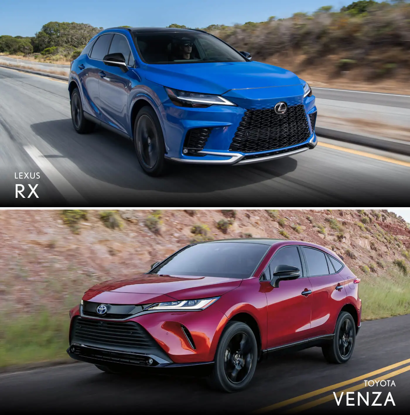 Lexus RX vs. Toyota Venza Engines & Performance