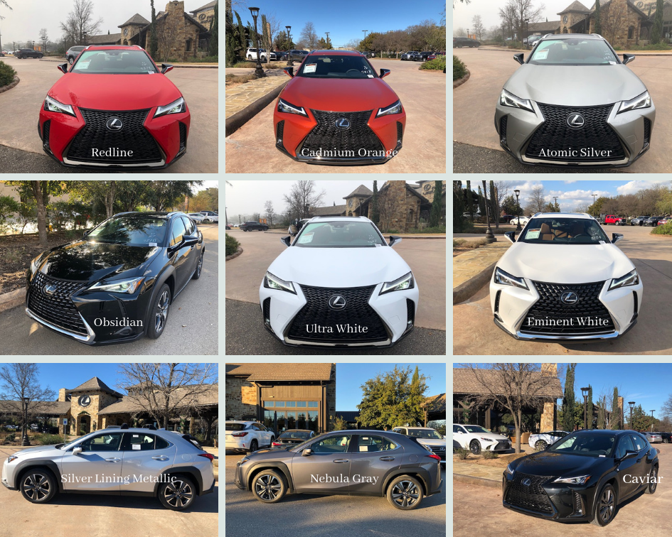 2019 Lexus UX Color Line