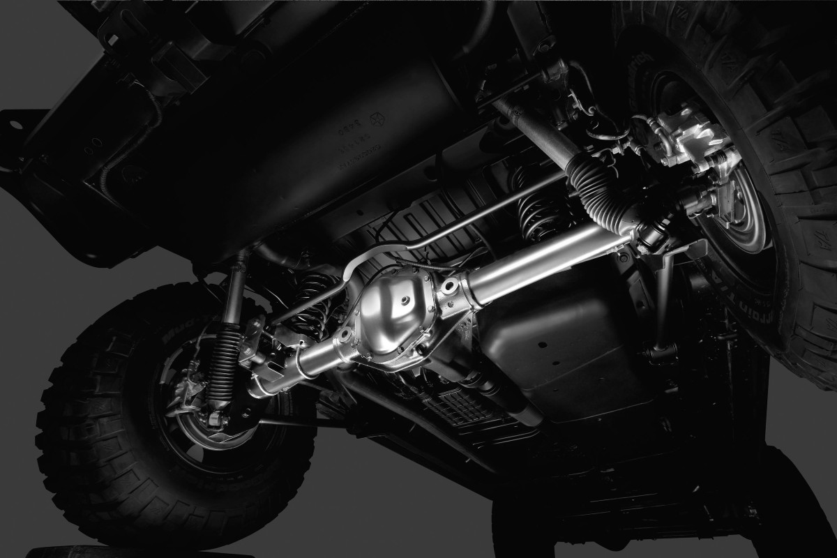 Jeep Dana 44 Rear Axle with Electric Lockers