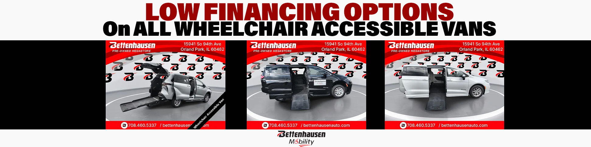 Wheelchair accessable Vans in Chicago with Low APR offers