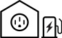 Outlet icon with wall charger