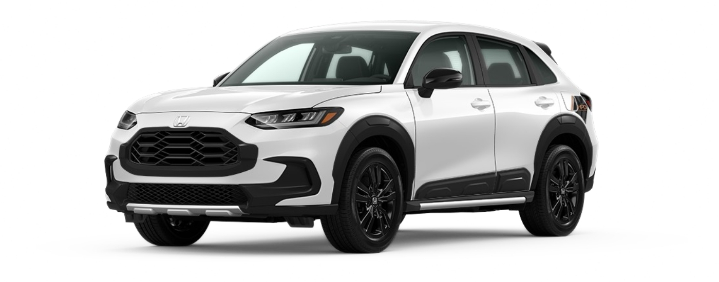 White 2026 Honda HR-V Sport HPD angled left