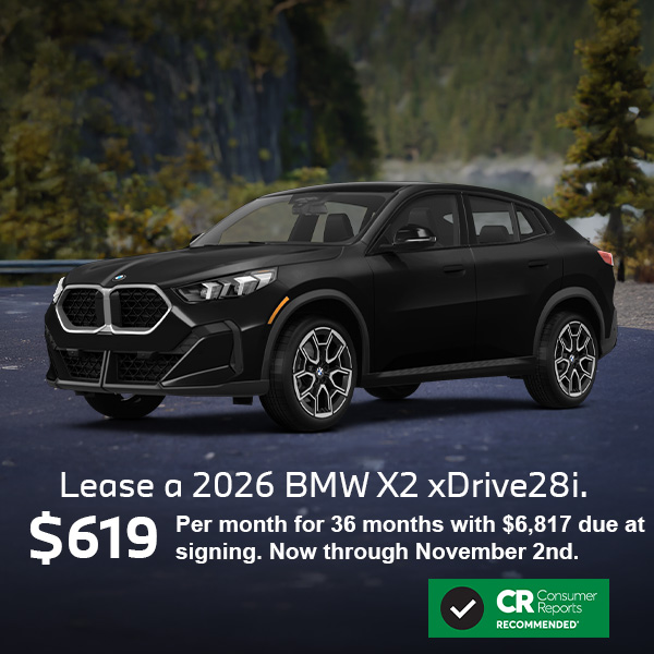 Lease a 2026 BMW X2 xDrive28i for only $619
