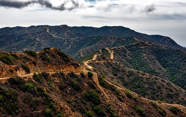 Dirt Roads Through Hills