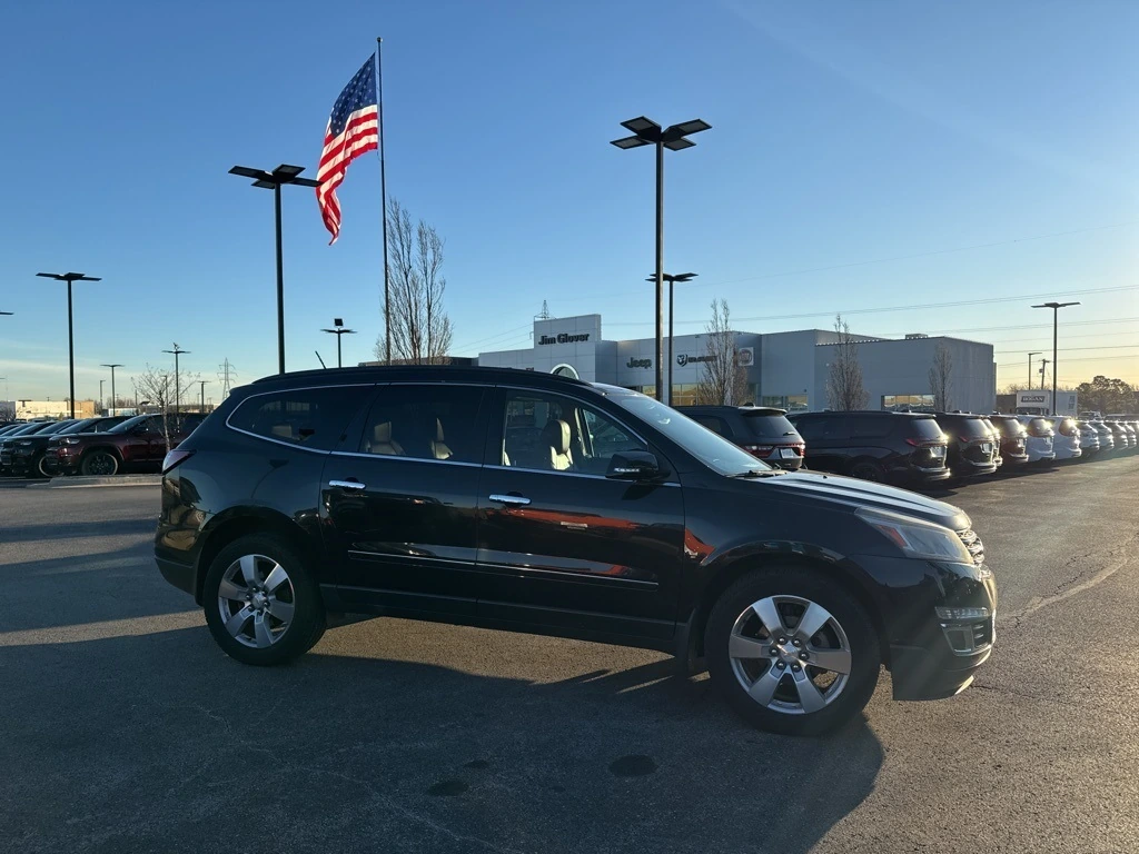 Used 2015 Chevrolet Traverse LTZ with VIN 1GNKVJKD2FJ219889 for sale in Owasso, OK