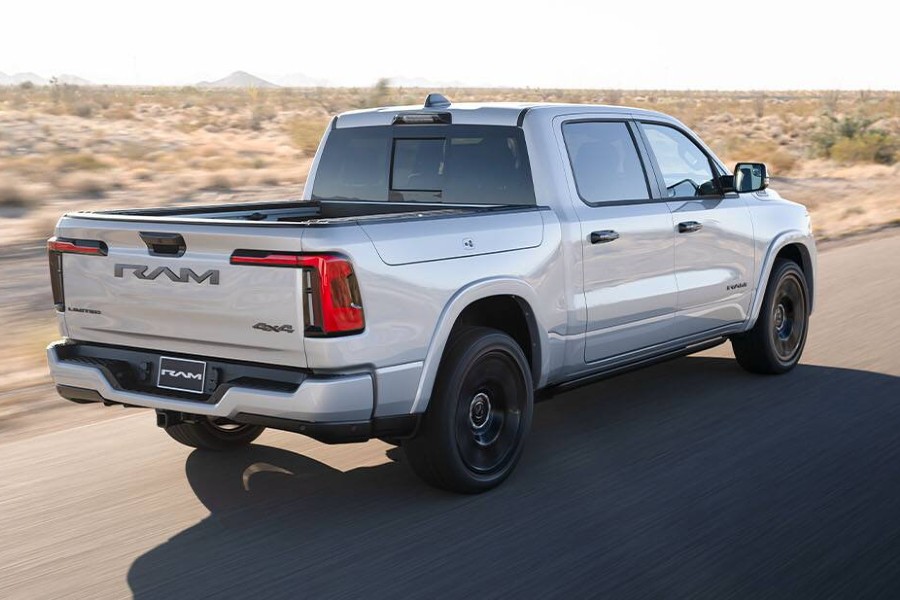 2027 RAM 1500 REV Exterior Passenger Side Rear Profile