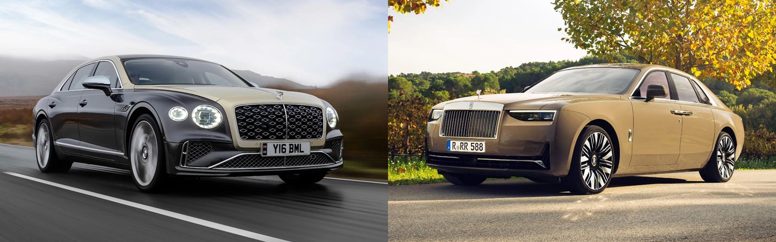Bentley Flying Spur Mulliner VS Rolls-Royce Ghost - Highlights