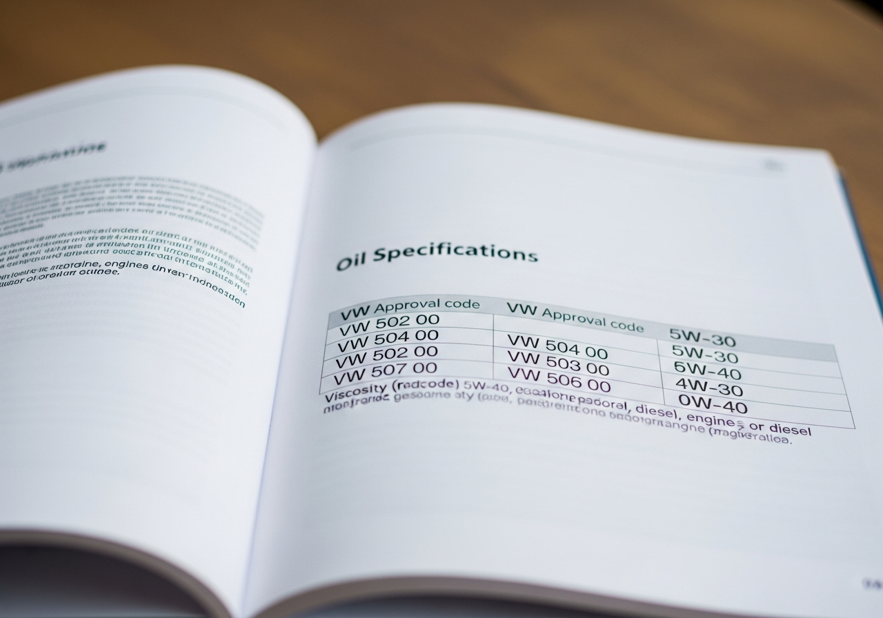 Close-up of motor oil bottle label and approvals