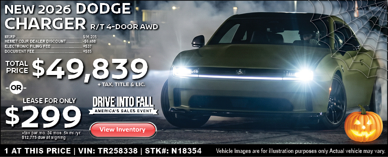 New 2026 Dodge Charger R/T 4-Door AWD