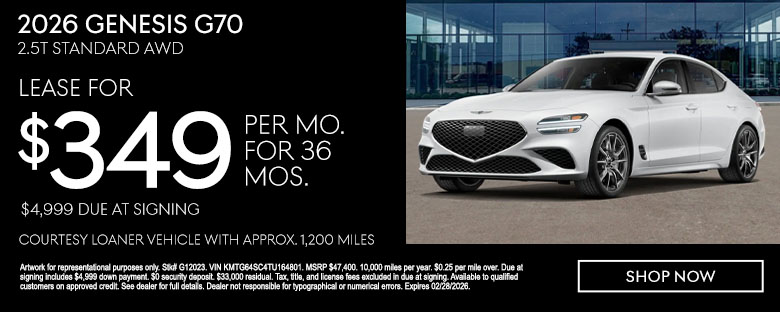 2026 Genesis G70