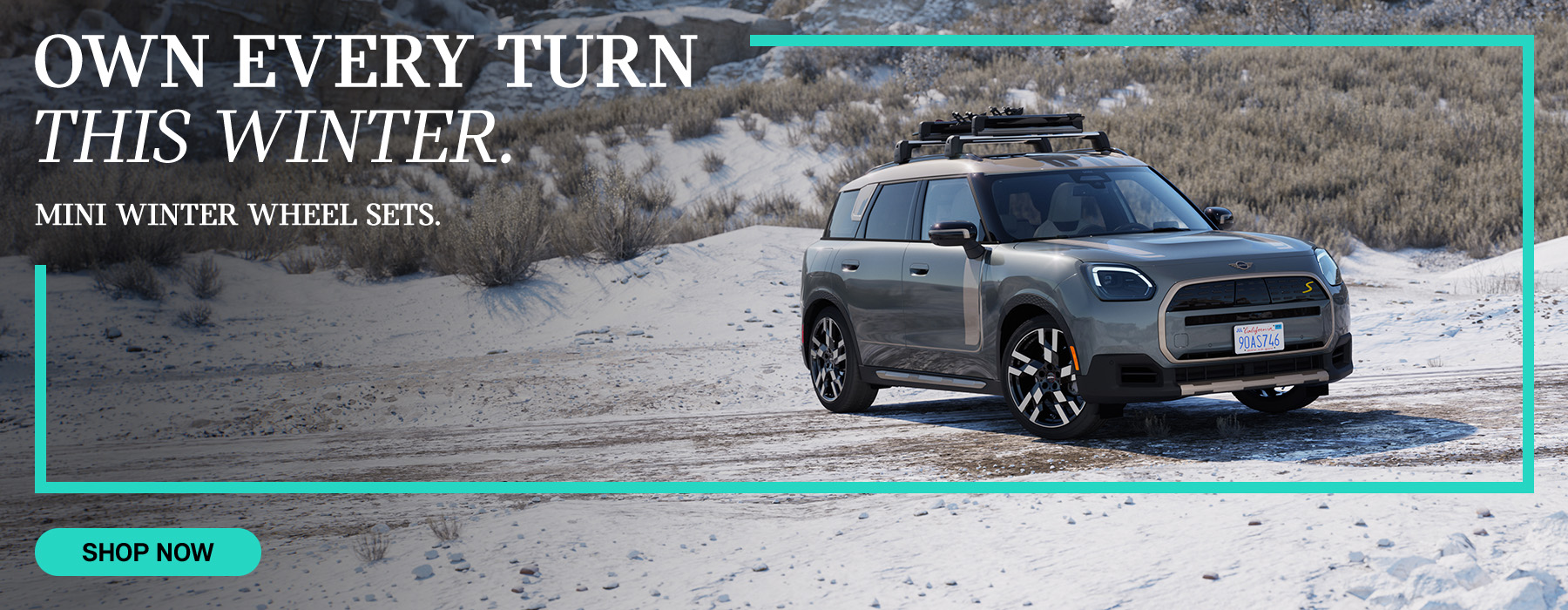 Countryman SE driving in snow