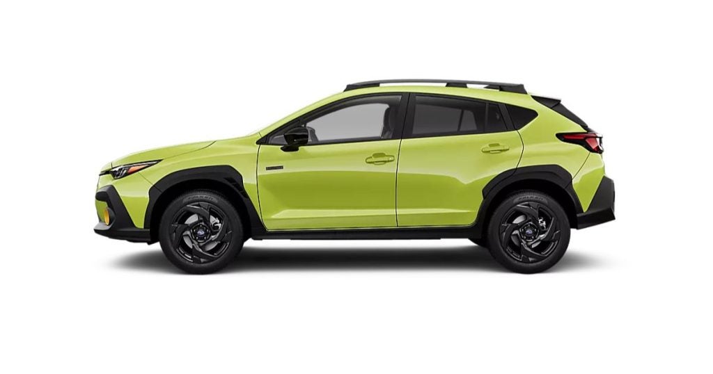 The 2026 Crosstrek Sport Hybrid in Citron Yellow Pearl