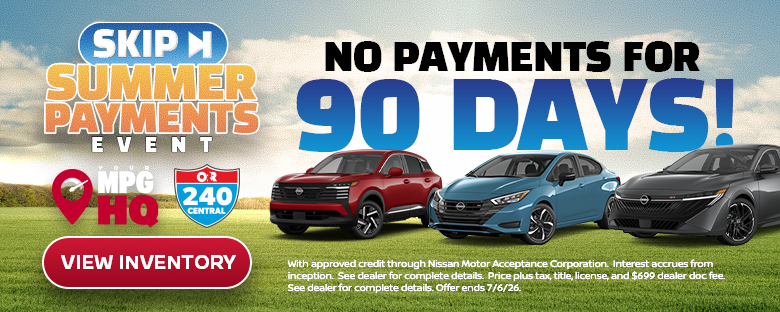 No Payments All Summer Long