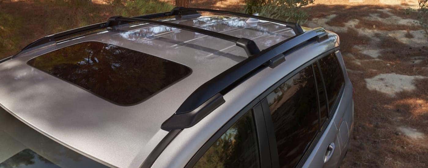 A close-up of the sunroof is shown on a 2025 Honda Passport for Sale in Rochester.