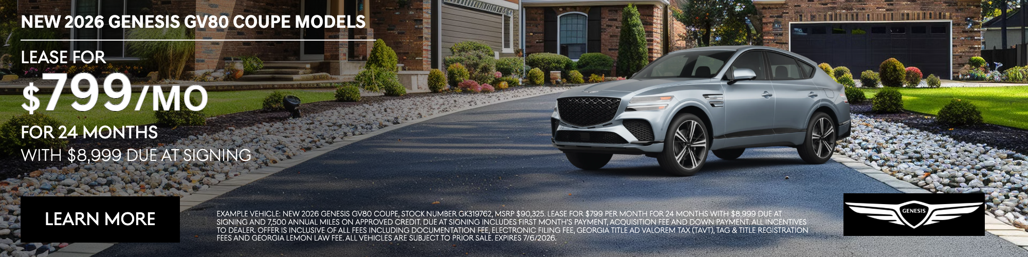 Genesis GV80 Coupe Lease Kennesaw GA