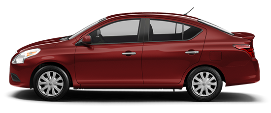2017 Nissan Versa SV sedan, side profile