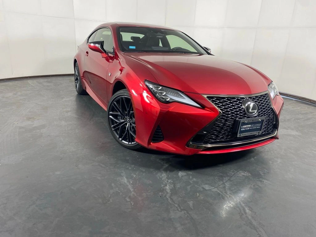 Lexus RC F Track Edition shown in Ultra White.