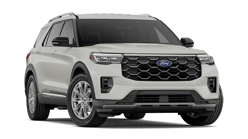 image of silver ford explorer limited