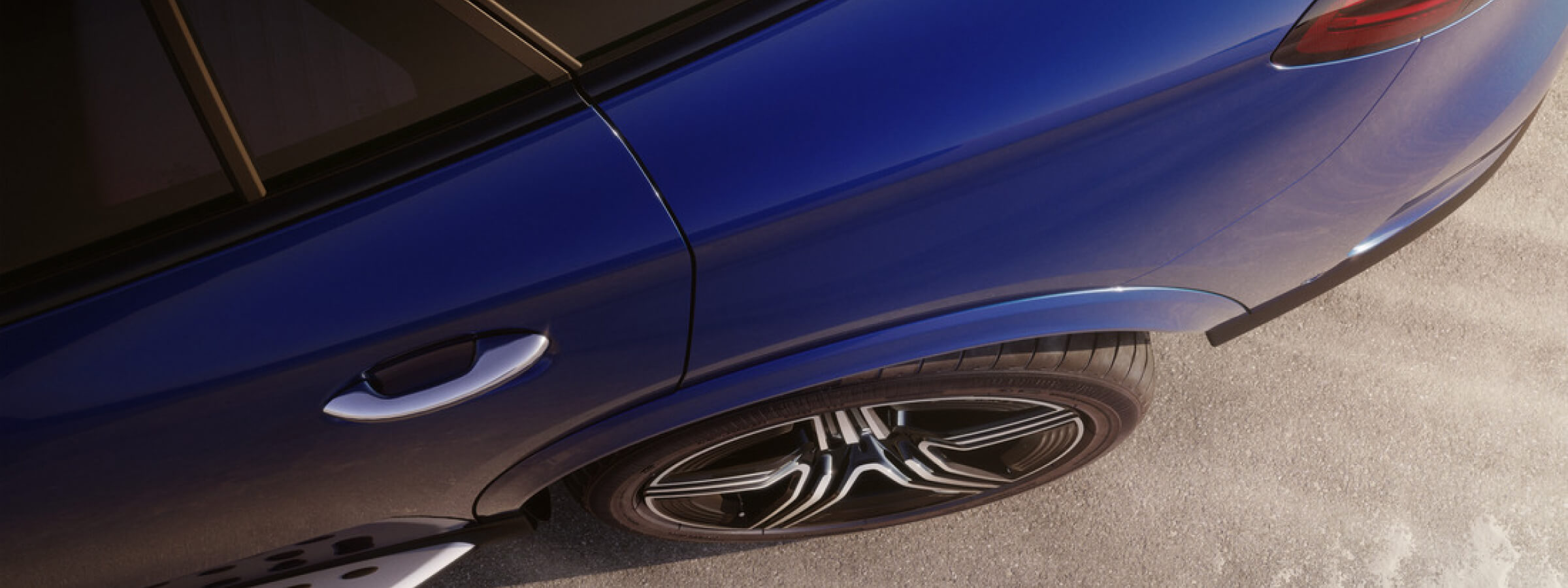 Gleaming Mercedes-Benz exterior after a full detail service