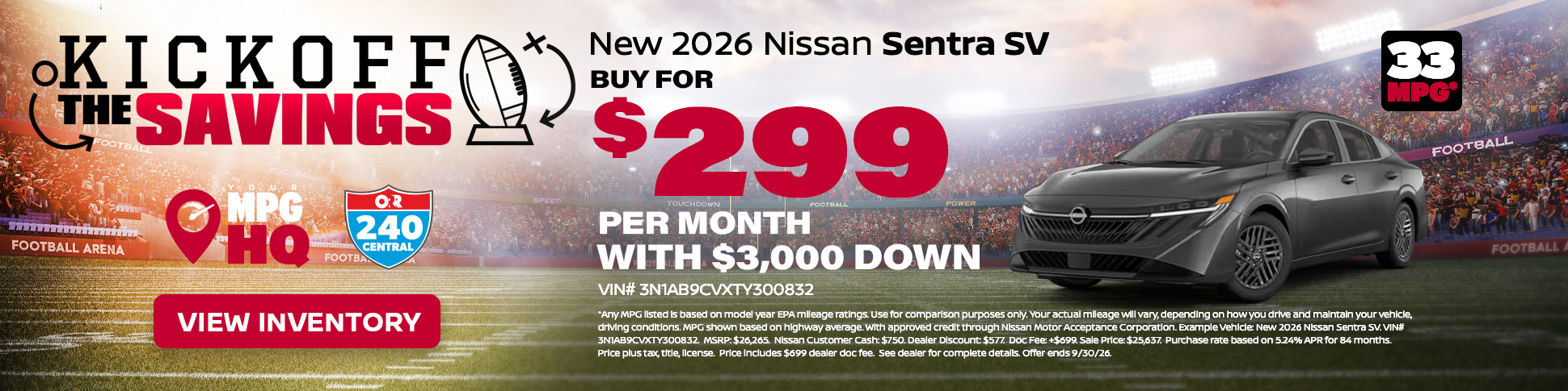 New 2026 Nissan Sentra
