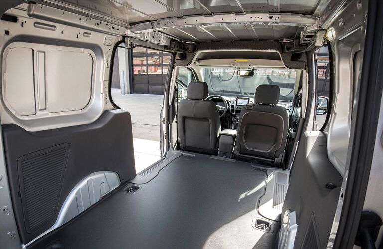 rear cargo area in a 2020 Ford Transit Connect Cargo Van