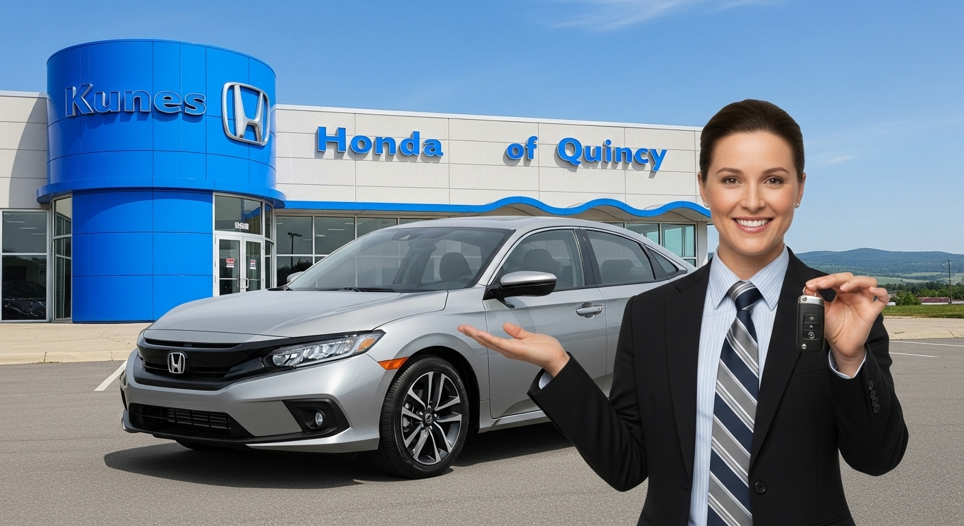 Discover the ease of getting pre-approved for a car at Kunes Honda of Quincy. Our process is designed to be hassle-free, allowing you to drive away in your dream car with confidence. Start your journey today and explore the options available to you in Meredosia, IL.