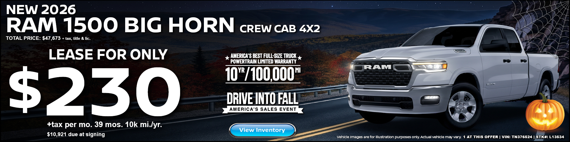 new 2026 RAM 1500 Big Horn Crew Cab 4X2