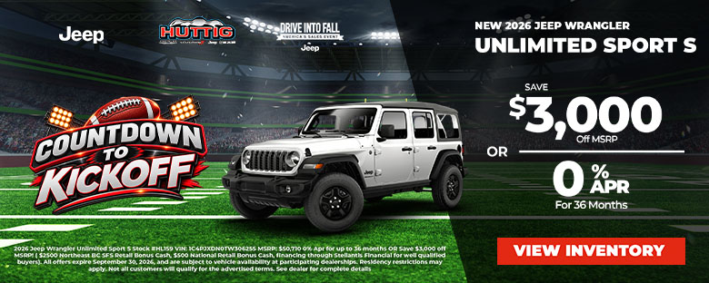 2026 Jeep Wrangler Unlimited Sport S