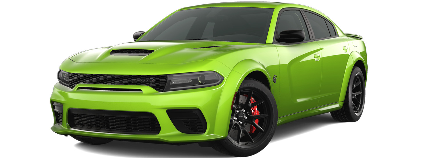 The 2023 Dodge Charger SRT Hellcat Redyeye Widebody Jailbreak trim levels.