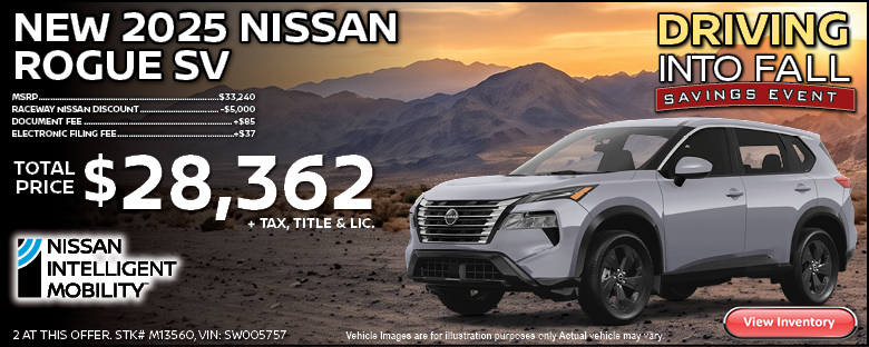 New 2025 Nissan Rogue SV