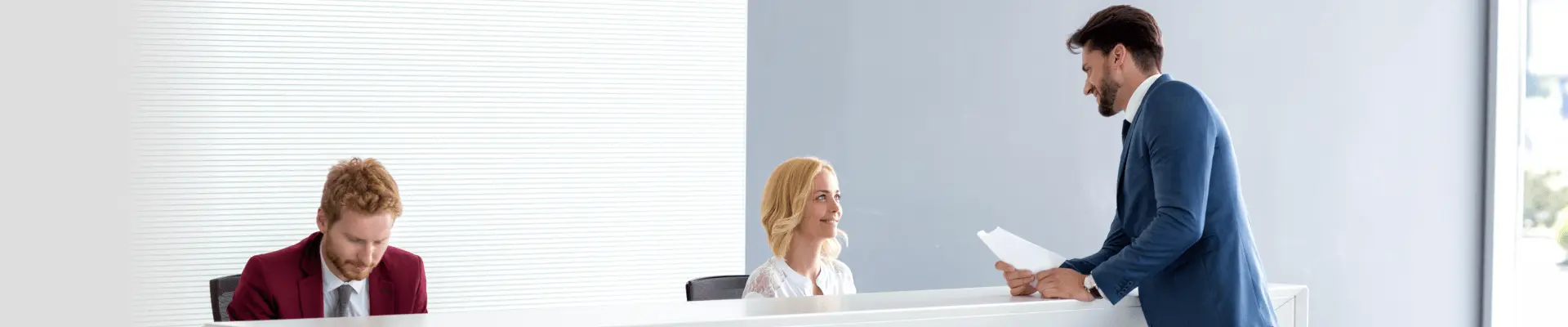 car dealership receptionist