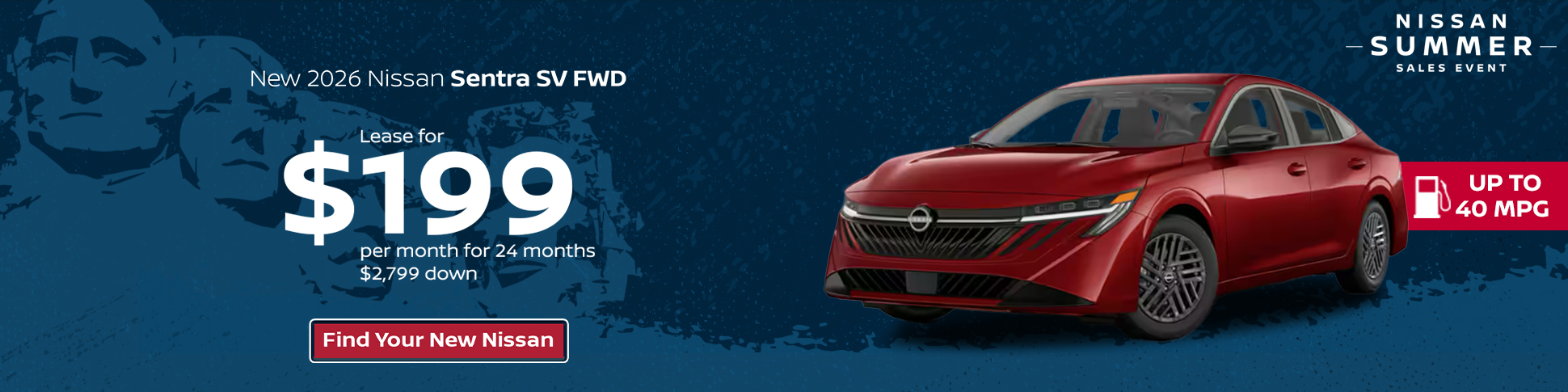 New 2026 Nissan Sentra SV FWD  