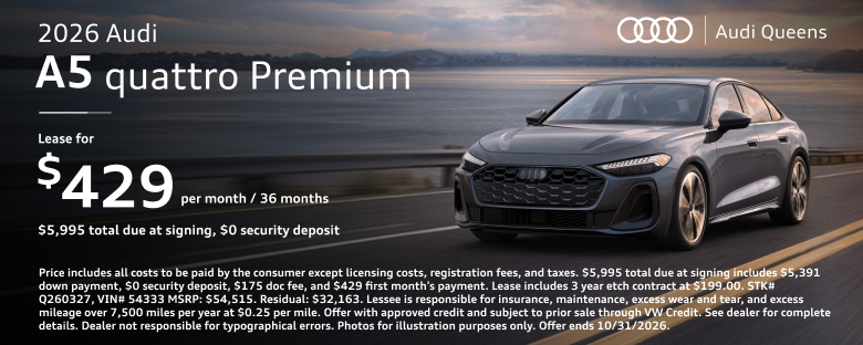 2026 Audi A5 quattro Premium Offer
