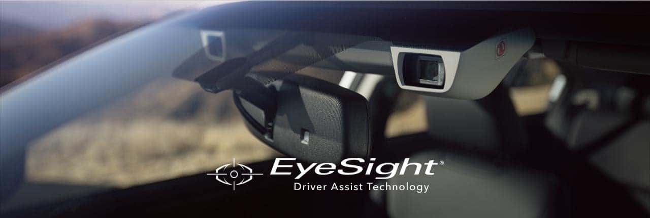 Subaru EyeSight Driver Assist Technology cameras behind the windshield