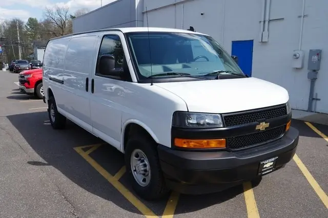 Used 2023 Chevrolet Express Cargo Work Van with VIN 1GCWGBFPXP1218943 for sale in Garrettsville, OH