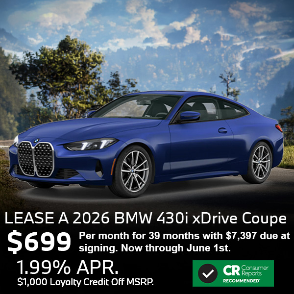Lease the BMW 430i in Roxbury NJ