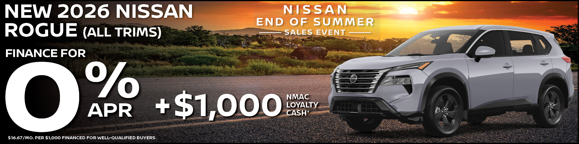 2026 Nissan Rogue (All Trims)