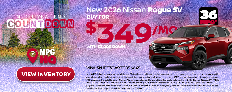 New 2026 Nissan Rogue
