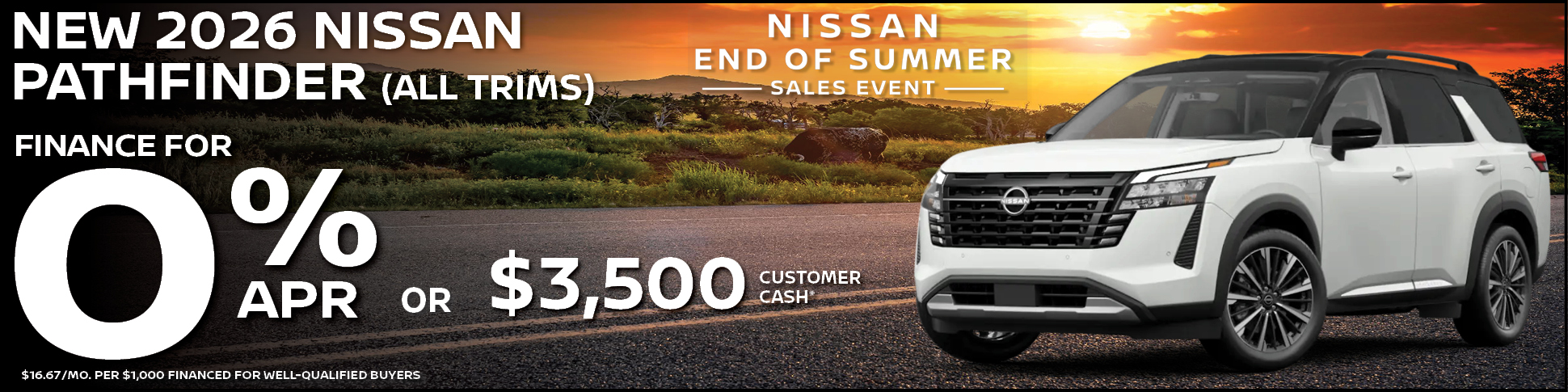 2026 Nissan Pathfinder (All Trims)