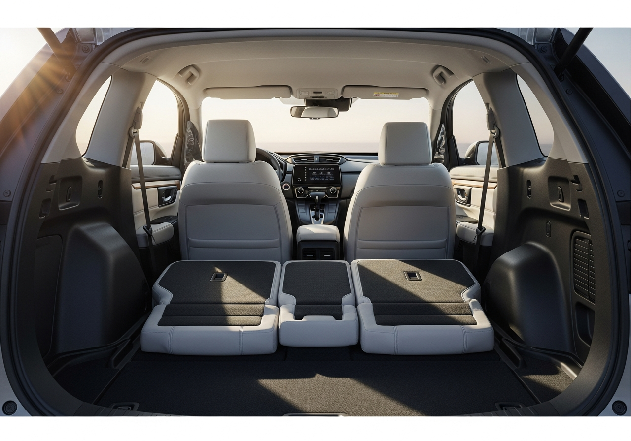 Three compact SUVs parked side by side