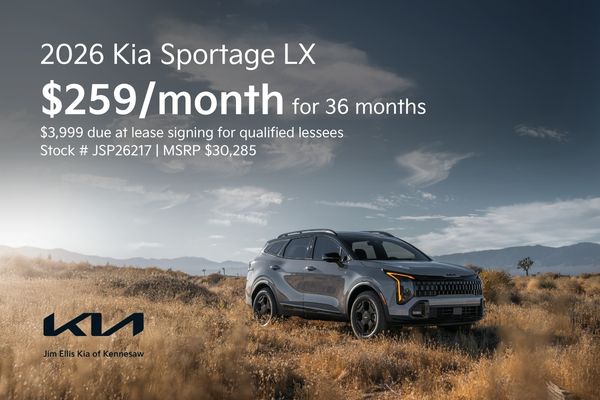 2026 Kia Sportage Lease Offer