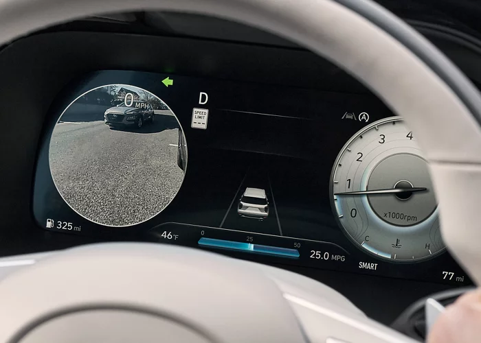 The front dash of the Hyundai Palisade.