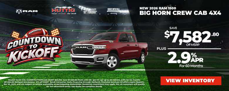 2026 Ram 1500 Big Horn Crew Cab 4x4