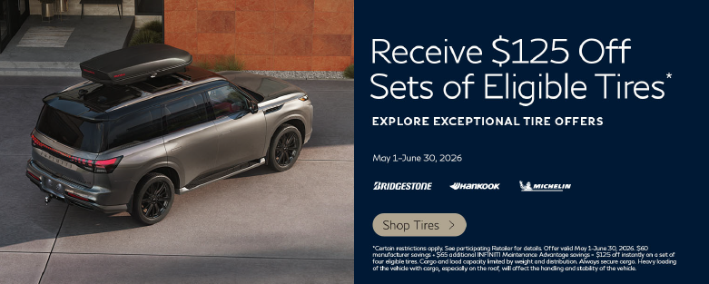  SD INFINITI Tire Offer