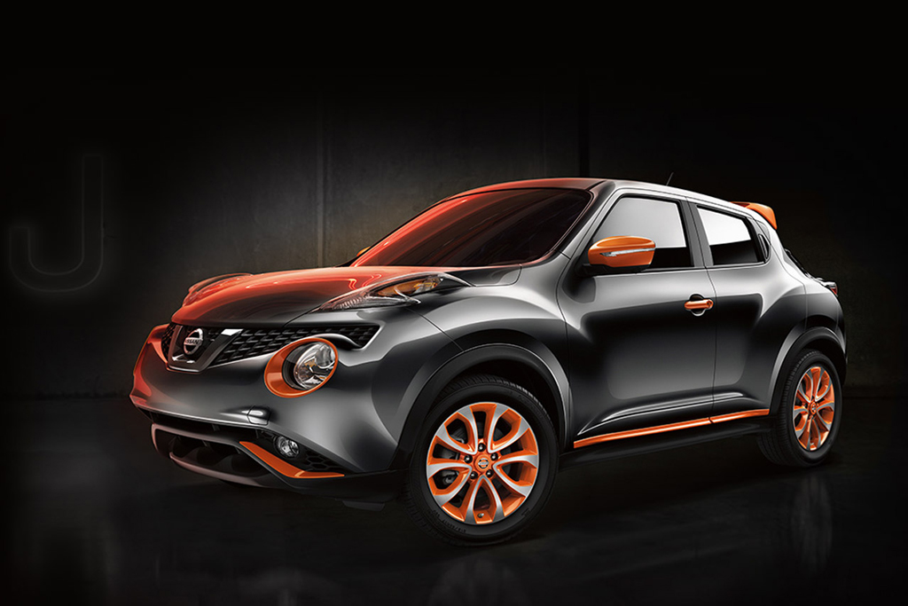 Silver Nissan Juke