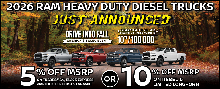 2026 RAM HEAVY DUTY DIESEL TRUCKS