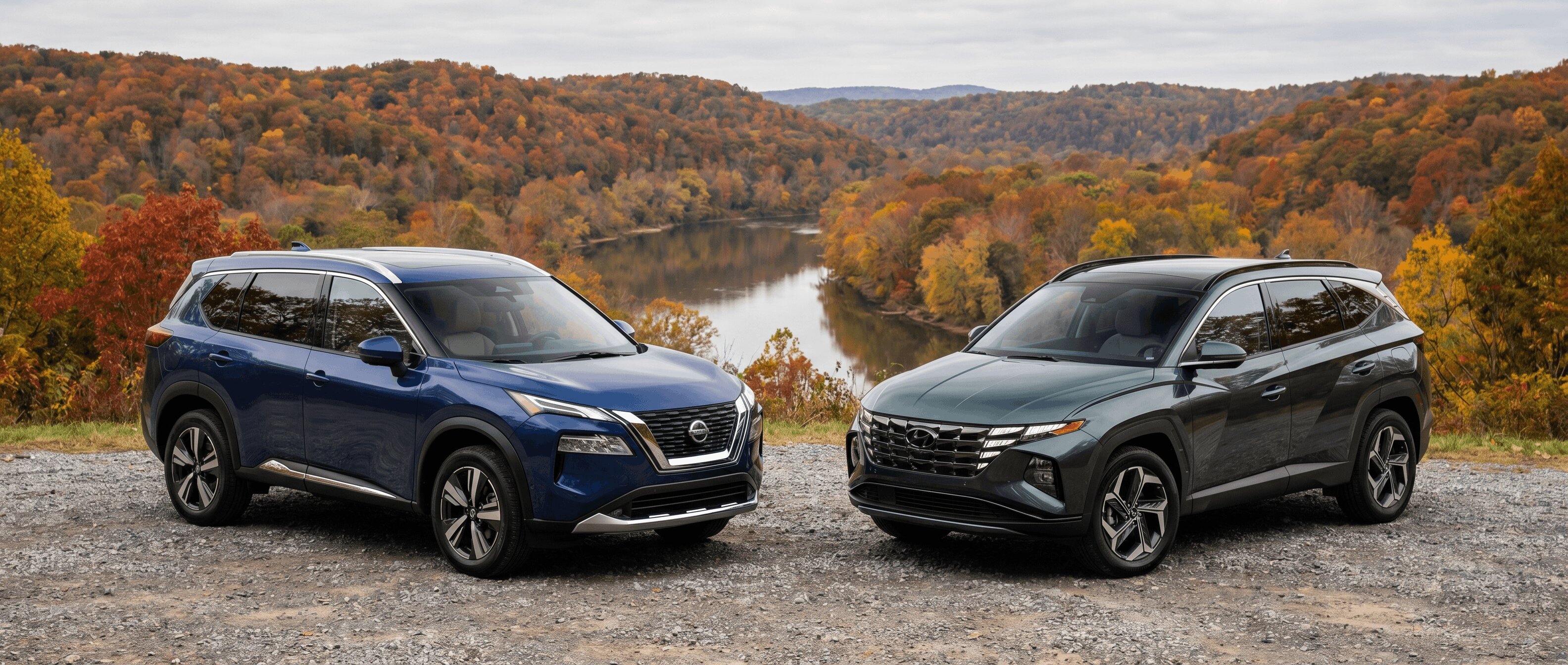 Nissan Rogue compared to Hyundai Tucson for Roswell GA buyers