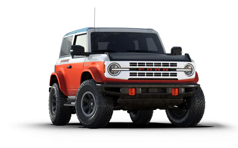 image of silver 4-door ford bronco wildtrak