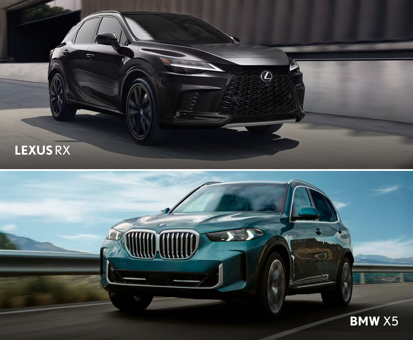 Lexus RX vs. BMW X5 L1